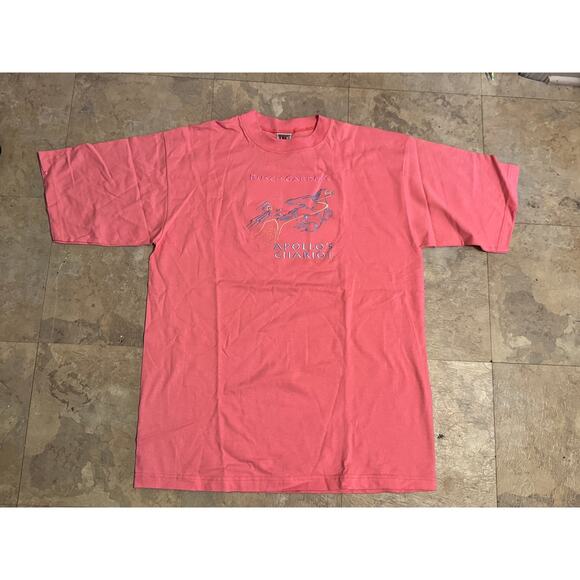Busch Gardens Apollo's Chariot Vintage Embroidered T-Shirt XL - Picture 2 of 5